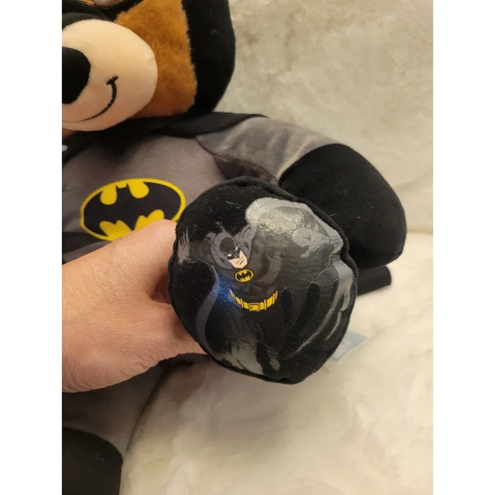 RARE Build-A-Bear Batman Teddy Bear Plush with Cape Retired